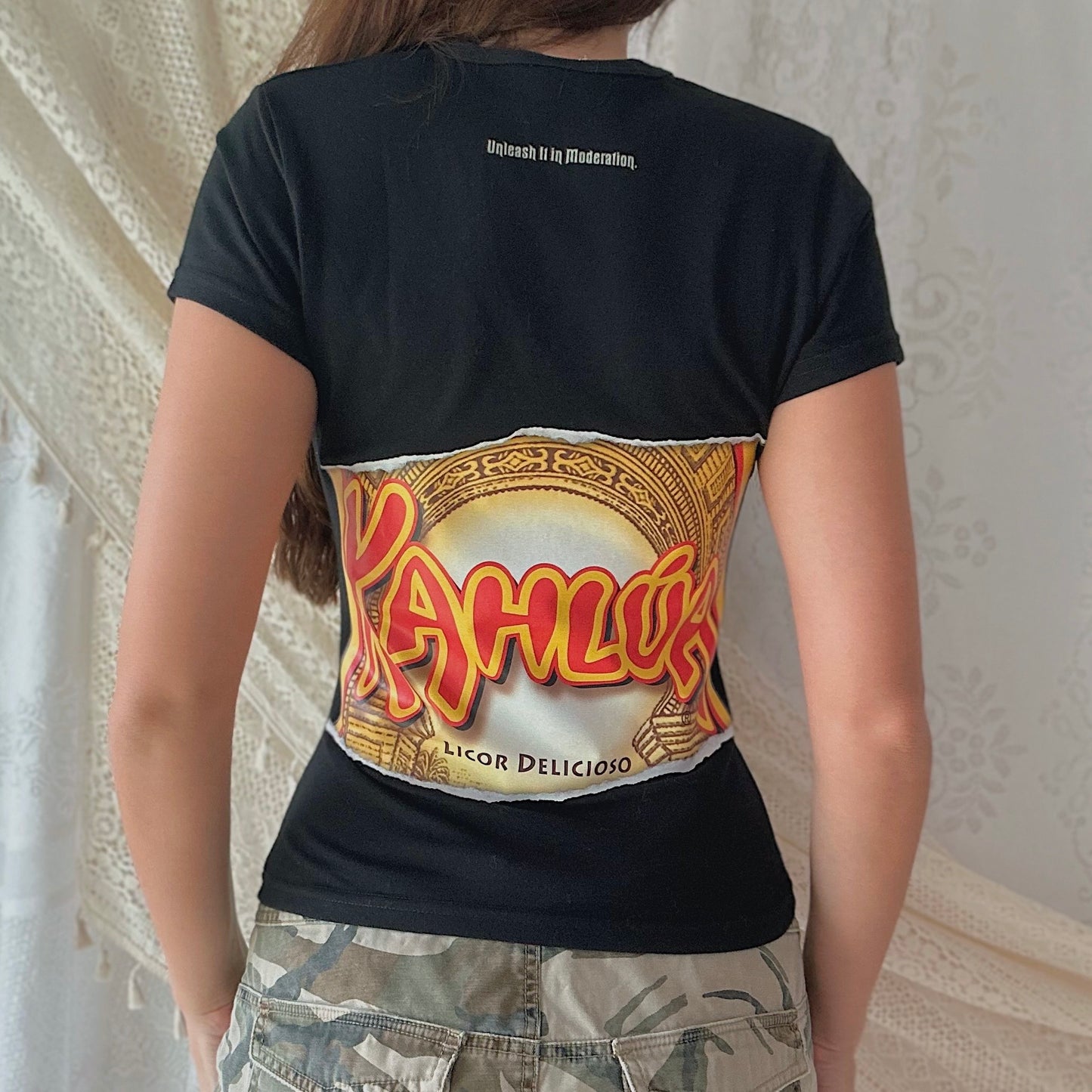Y2K Black Kahlua Tee / SZ S-M