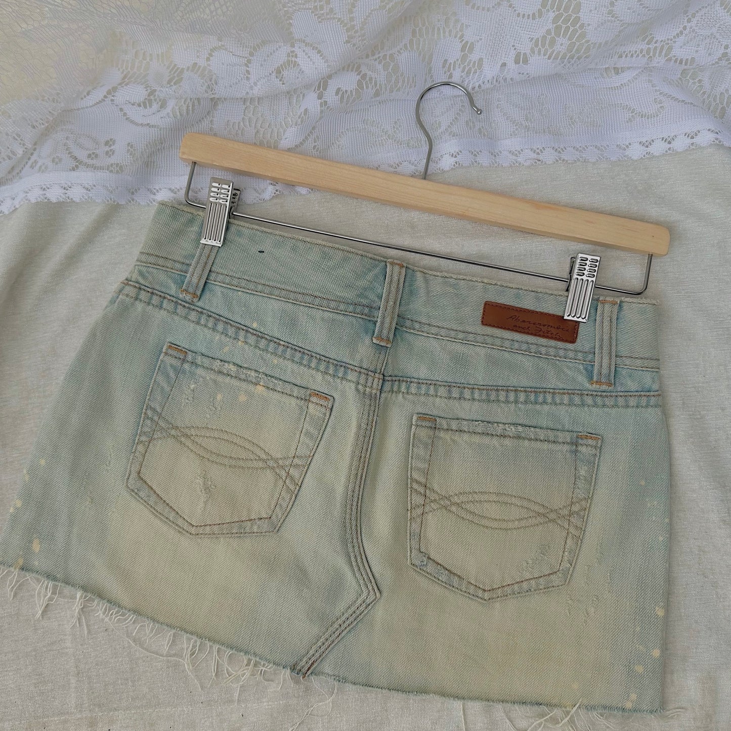 Y2K Abercrombie Denim Mini Skirt / SZ 0