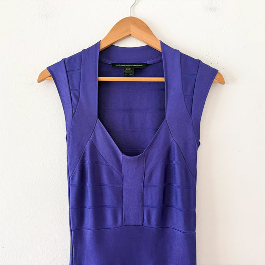 Y2K Indigo Bandage Mini Dress / SZ 0
