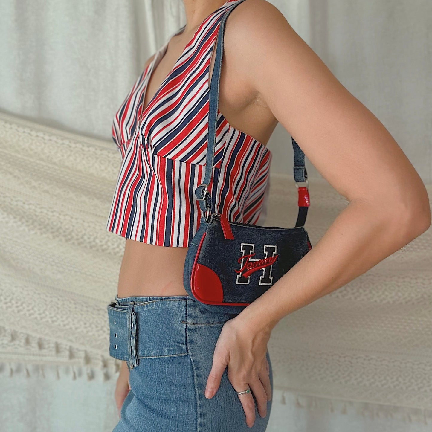 Y2K Tommy Hilfiger Denim Mini Bag