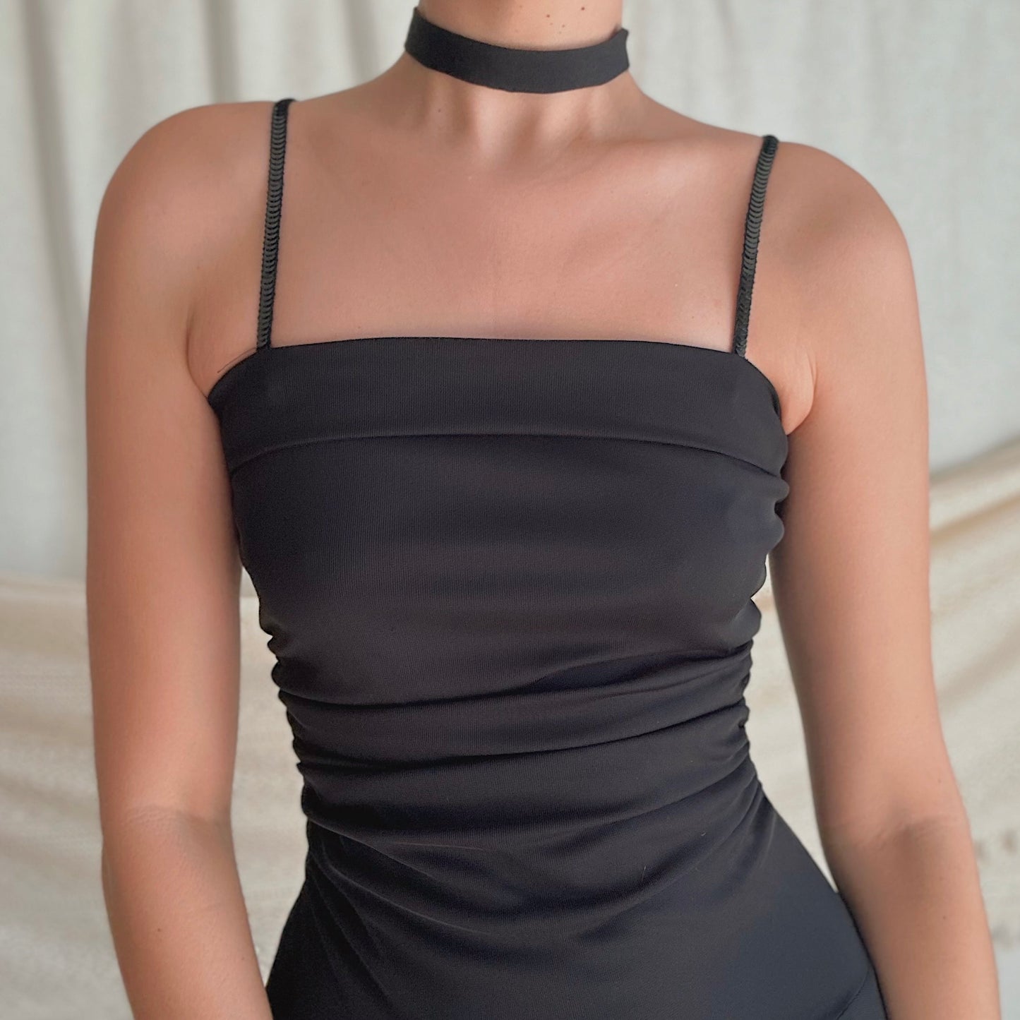 Y2K Black Mesh Fairy Dress / SZ M