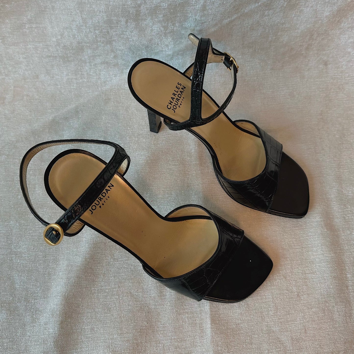 Y2K Parisian Black Heels / SZ 7