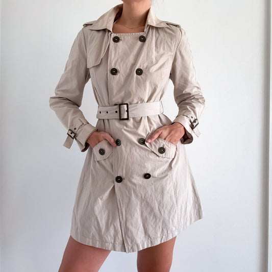 2010's Khaki Lightweight Trench Coat / SZ M/L