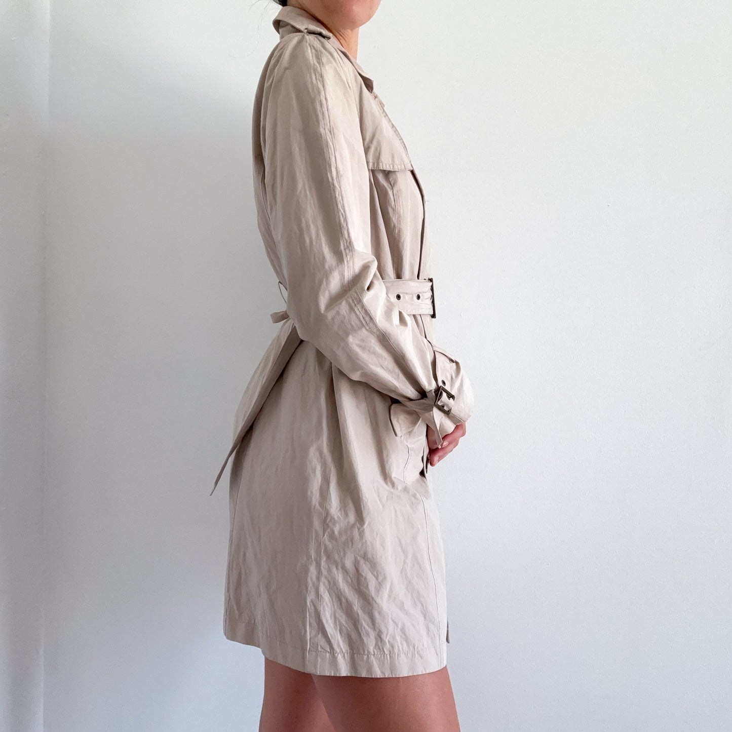 2010's Khaki Lightweight Trench Coat / SZ M/L
