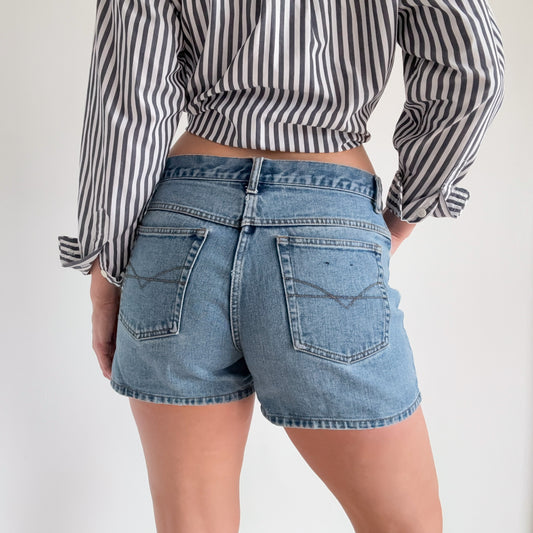 90's Denim Mid-Rise Shorts / SZ 10/12