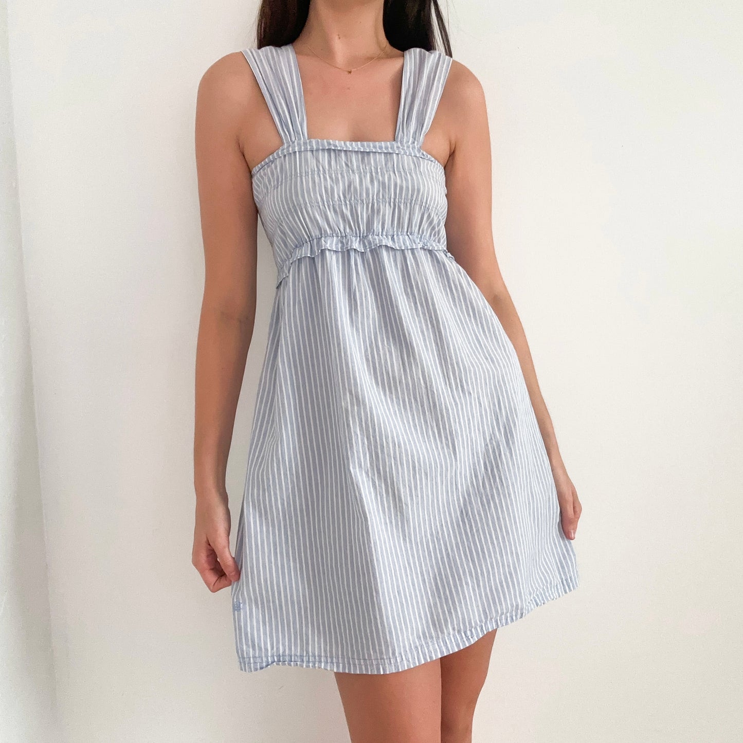 Tommy Hilfiger Blue Striped Cotton Nighty / SZ S