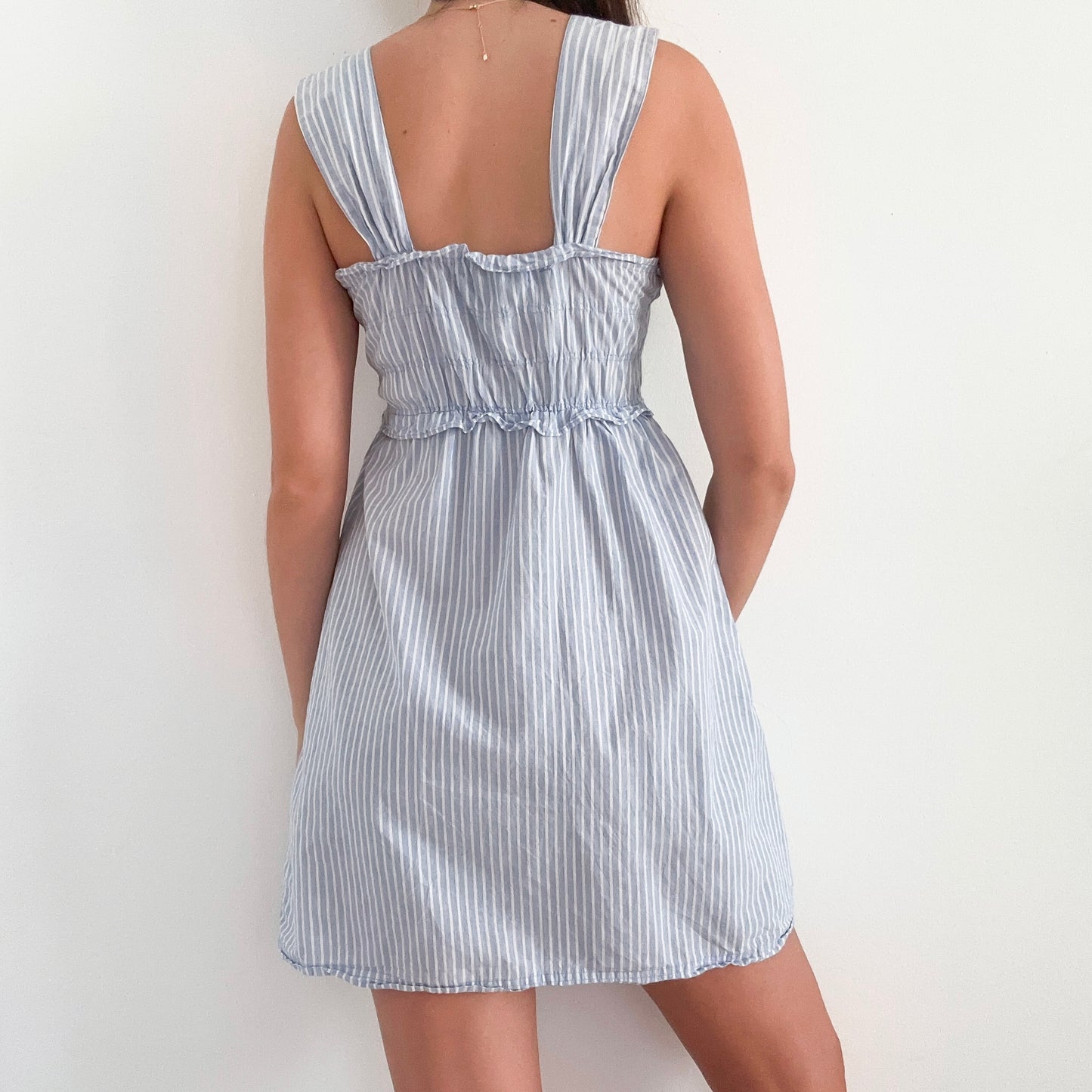 Tommy Hilfiger Blue Striped Cotton Nighty / SZ S