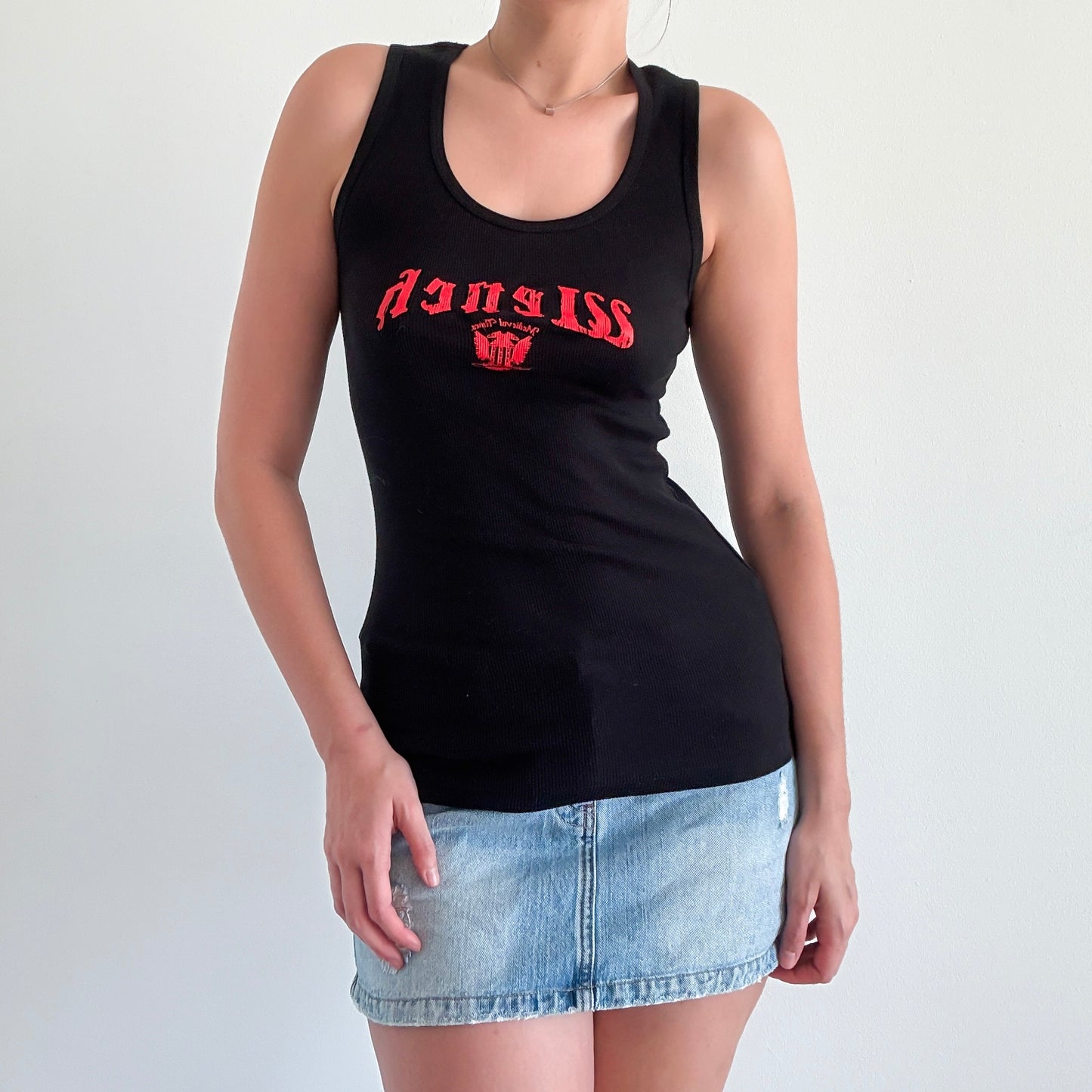 Y2K Black & Red "Wench" Tank / SZ M/L