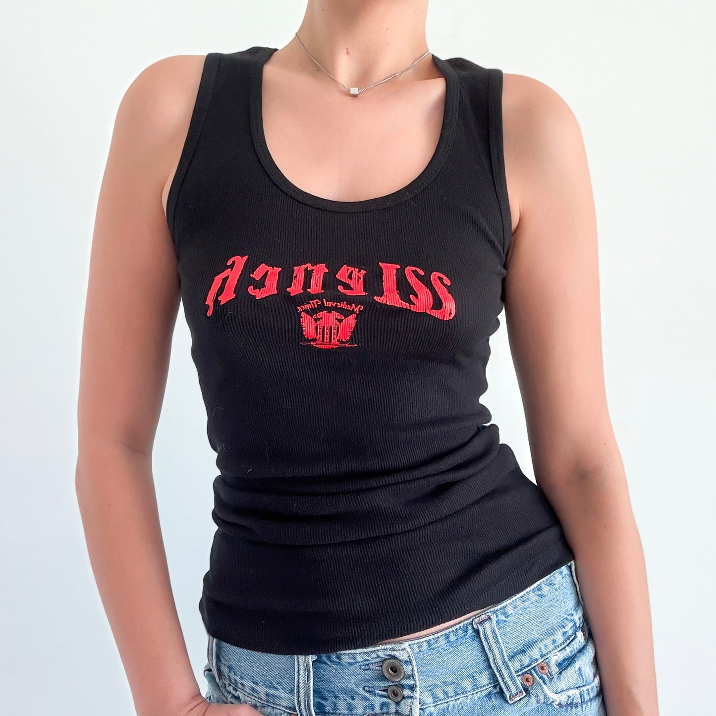 Y2K Black & Red "Wench" Tank / SZ M/L