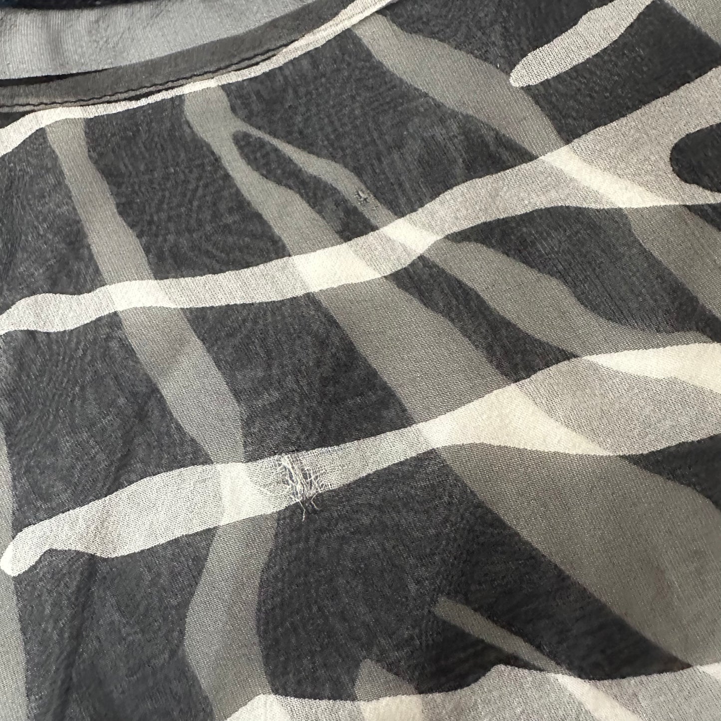 D&G Zebra Silk Top / SZ S