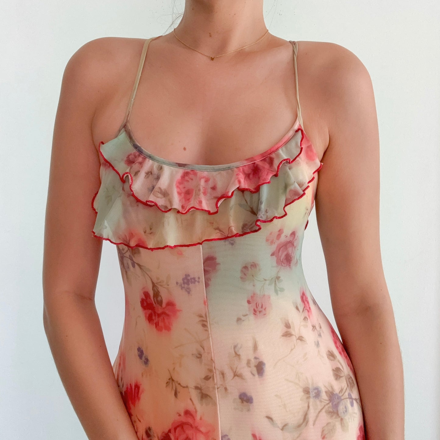Urban Outfitters Multi Mesh Floral Mini Dress / SZ S-M