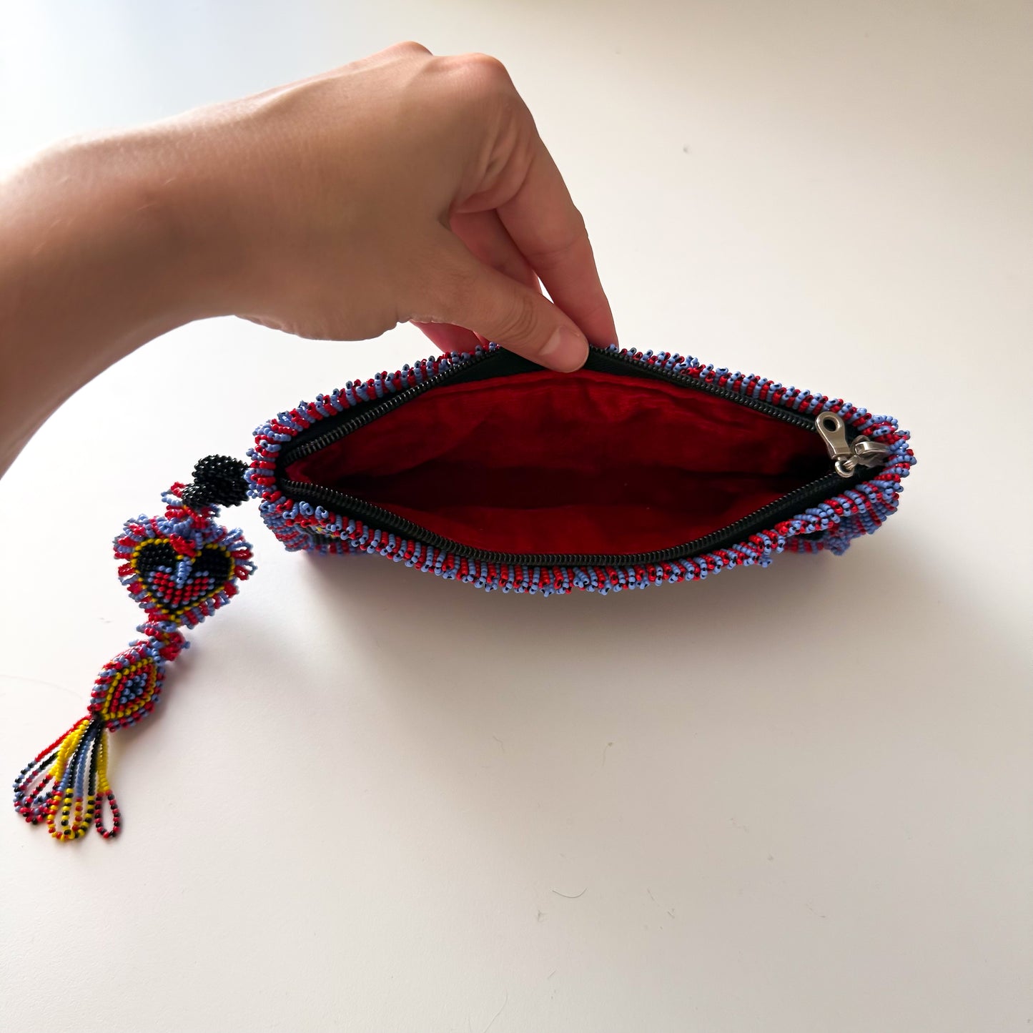 Purple Multicolor Beaded Case