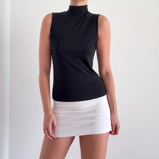 Y2K Calvin Klein Black Mock Neck / SZ S