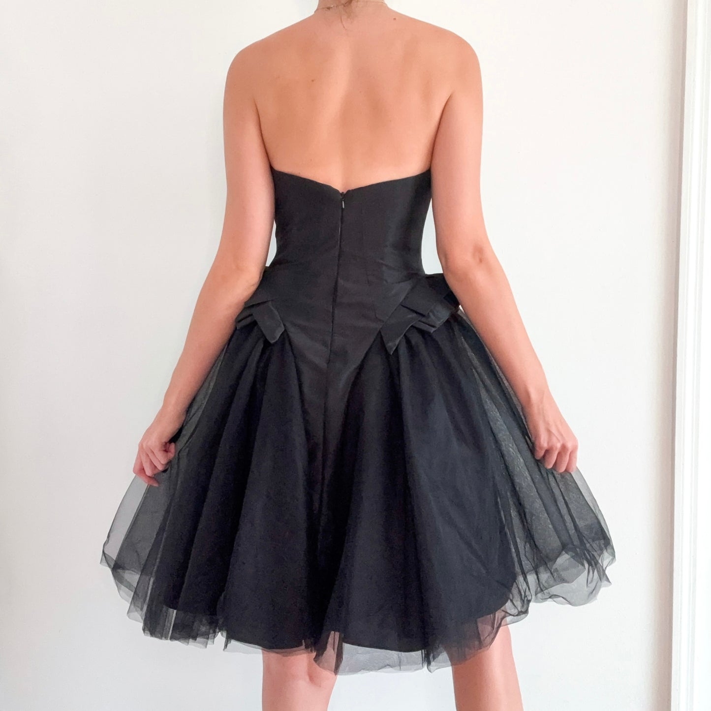 Y2K Truly Zac Posen Black Cocktail Dress / SZ 4