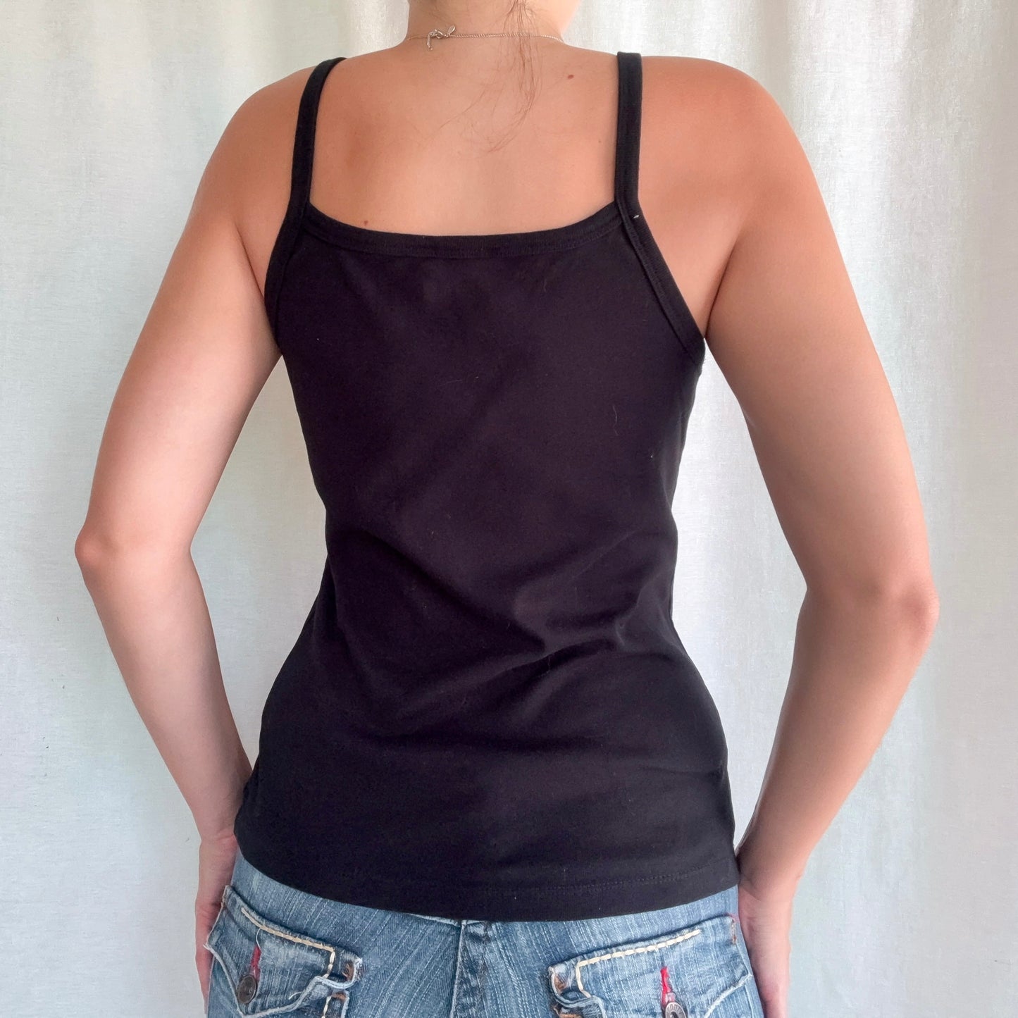 Y2K Black "Sicilia" Tank / SZ L