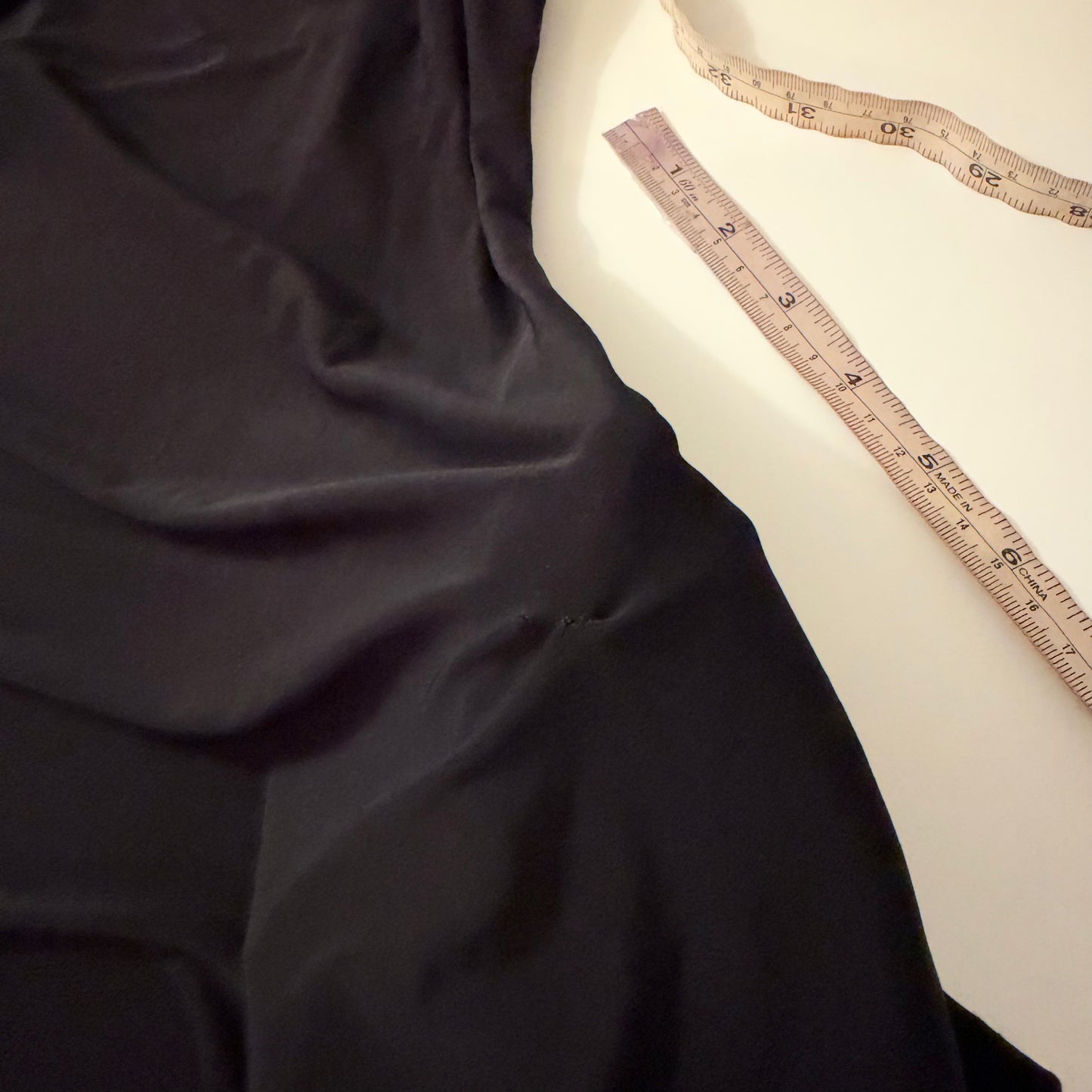 Y2K Black O-Ring Backless Draped Top / SZ M/L