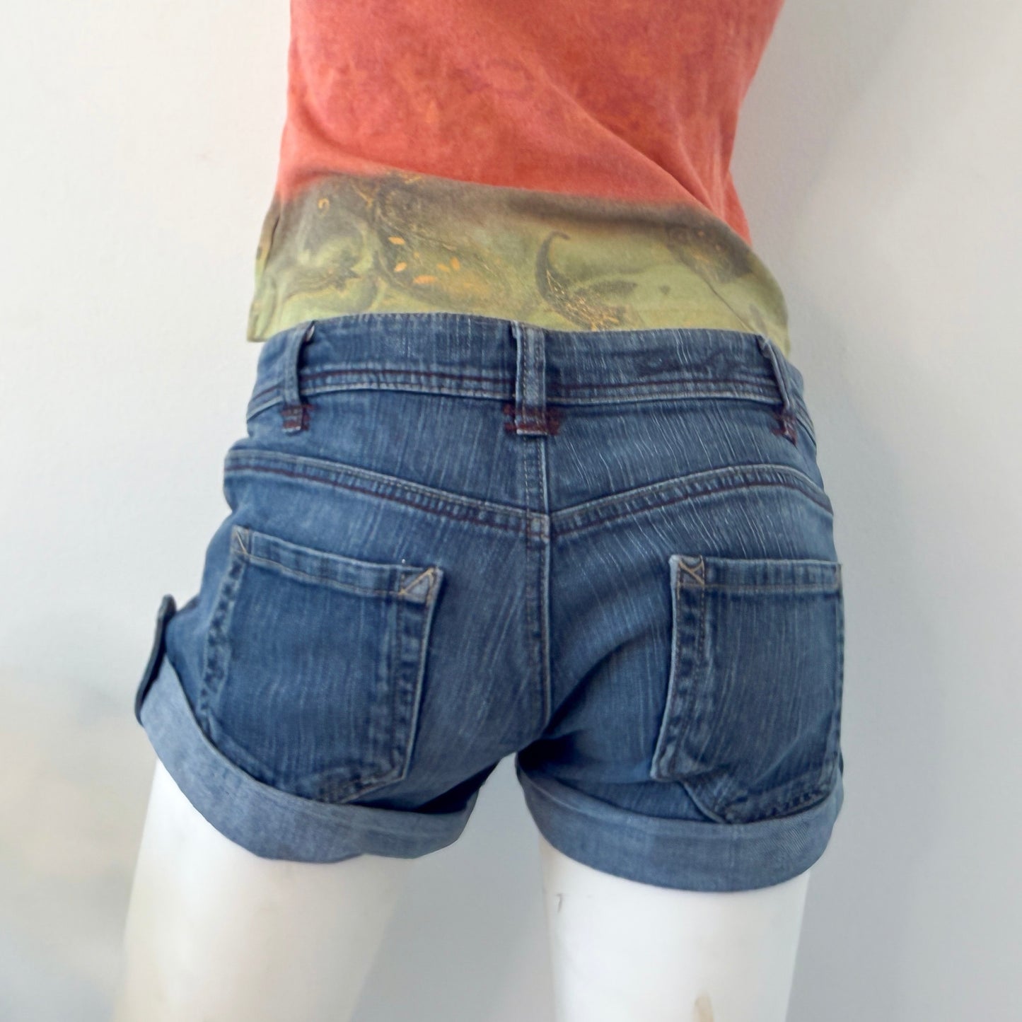 Y2K DKNY Jeans Denim Shorts / SZ 2