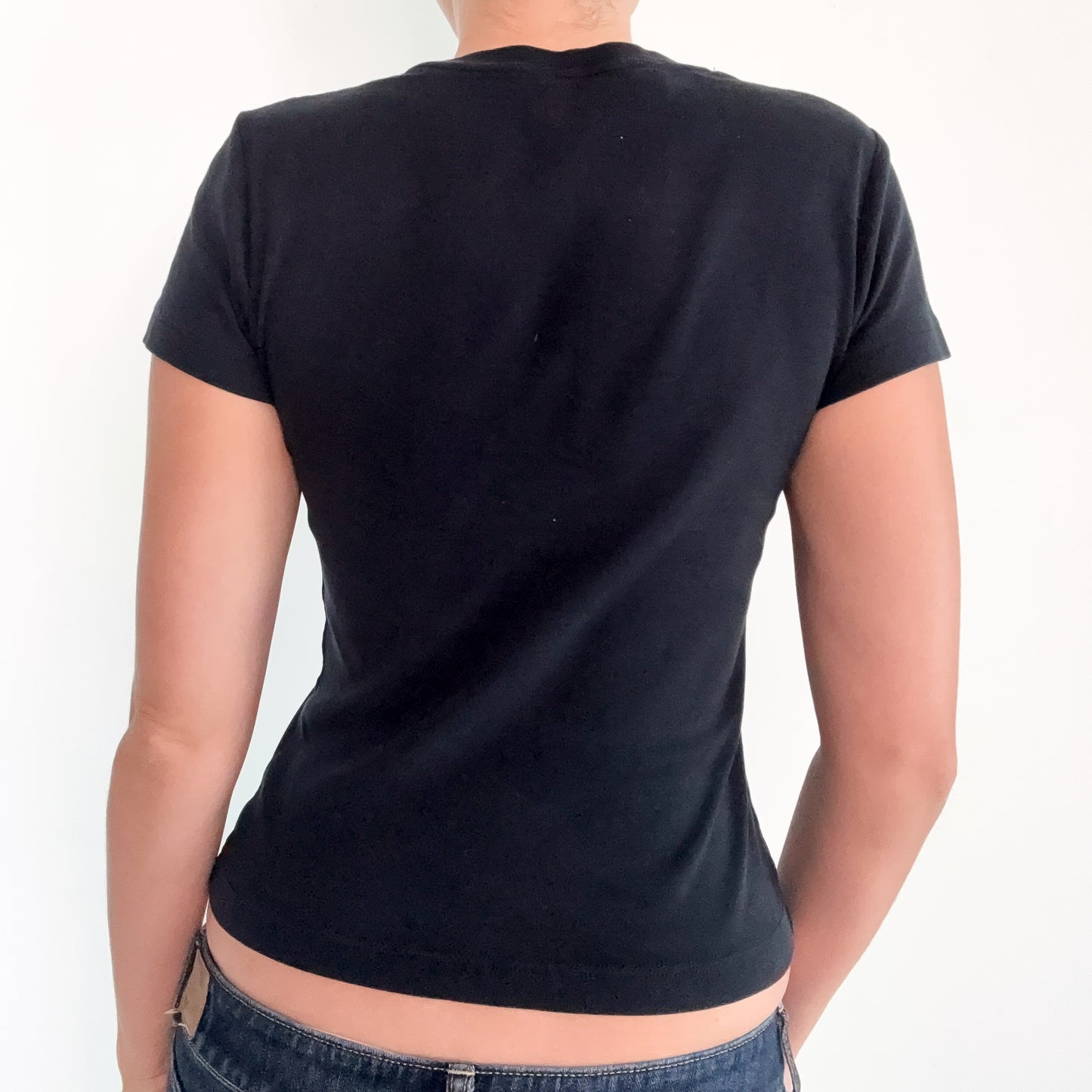 Y2K Esprit Black Cotton Tee / SZ XS/S