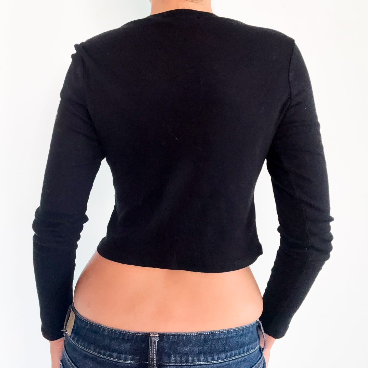 Y2K Black "Dramatic" Long Sleeve / SZ M/L
