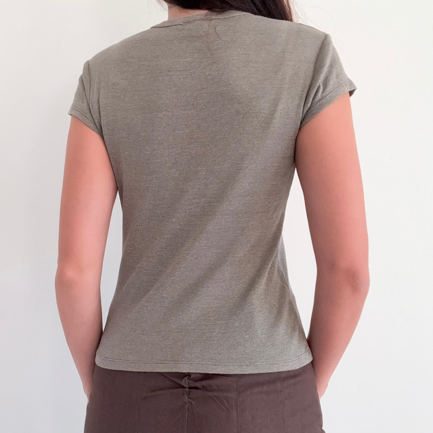 Y2K Michael Stars Taupe Tee / One Size