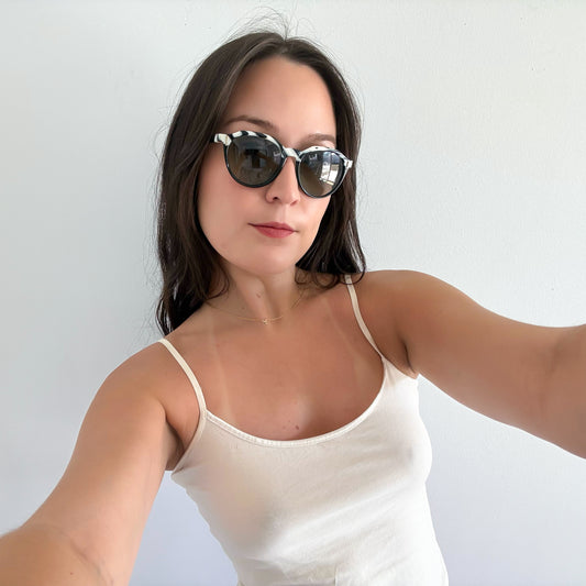 90's Joop! Black & White Tortoiseshell Sunglasses