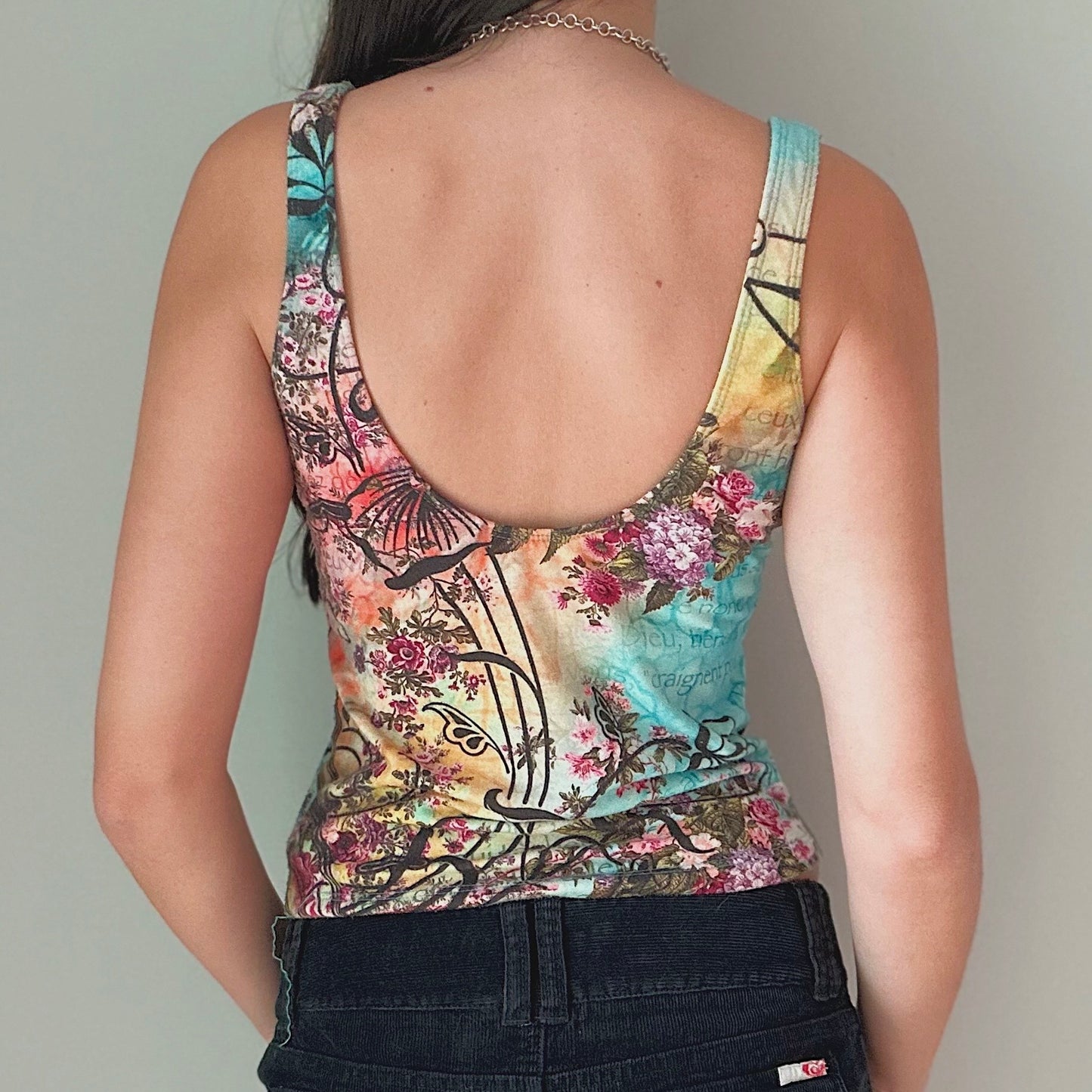 Y2K Multicolor Printed Tank / SZ M