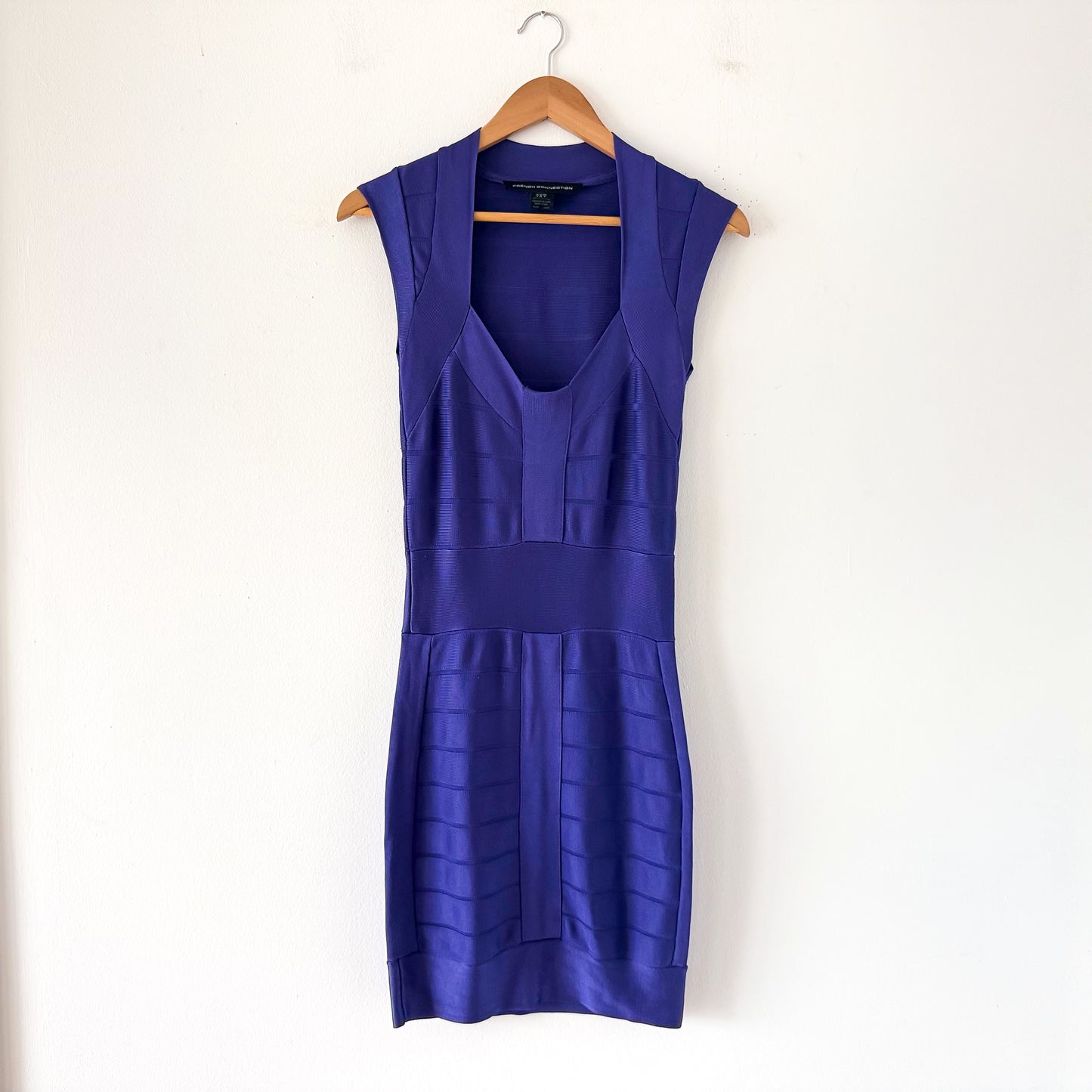 Y2K Indigo Bandage Mini Dress / SZ 0