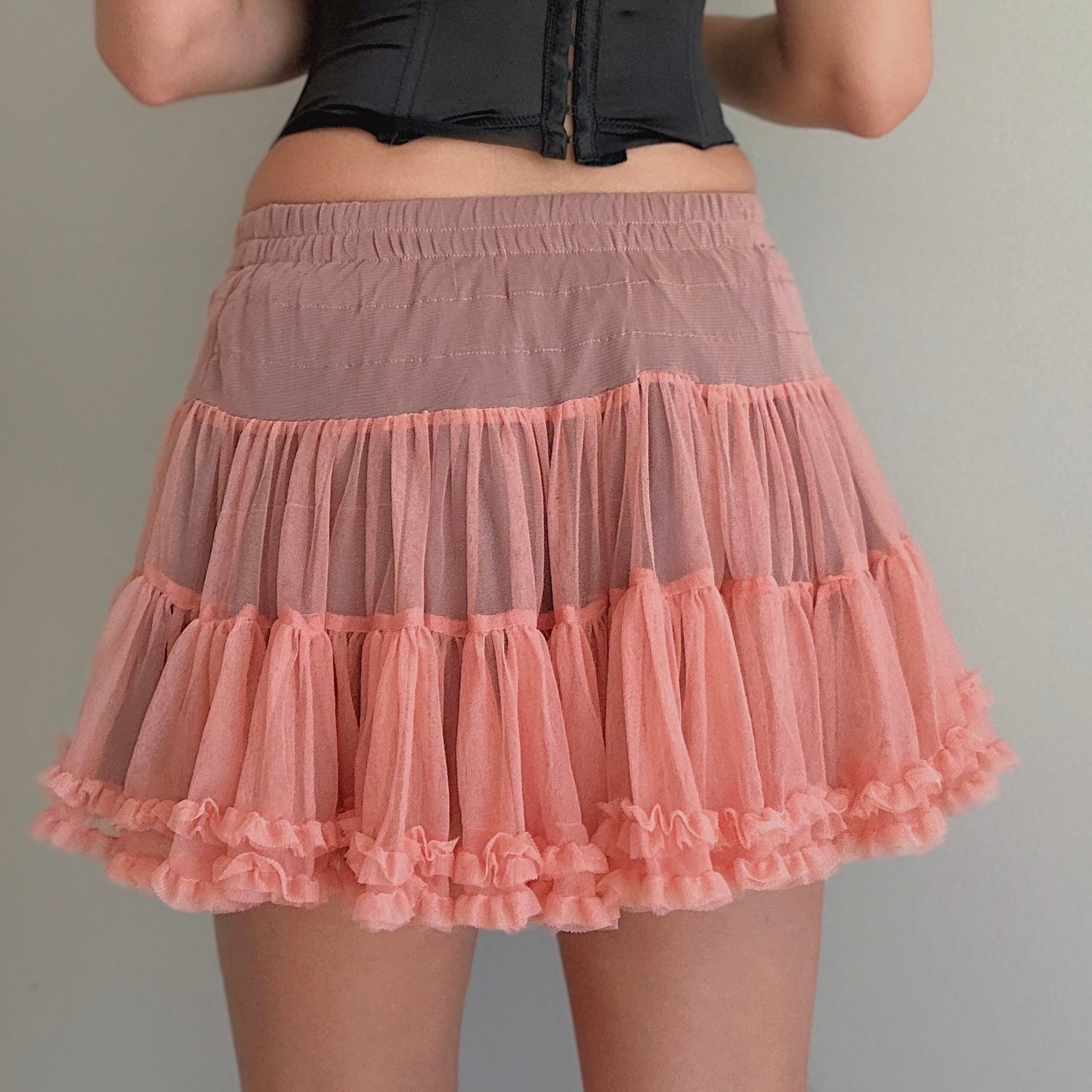 Urban Outfitters Pink Mesh Petticoat Skirt / SZ S/M