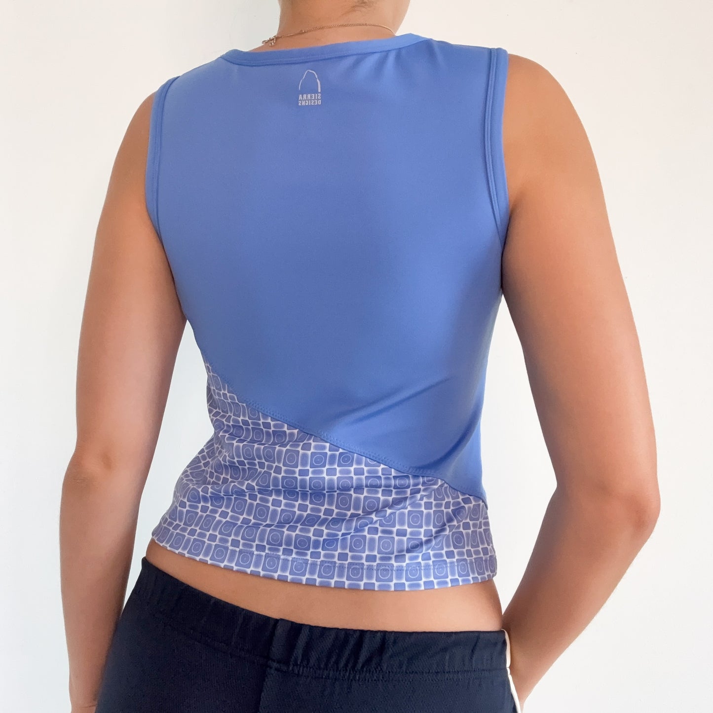 Cornflower Groovy Workout Top / SZ M