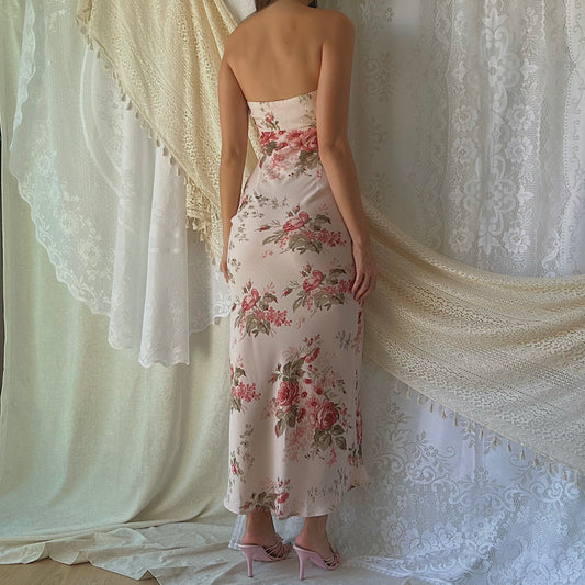 Princess Polly Blush Floral Gown / SZ 4