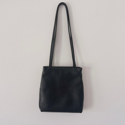 90's Nine West Black Leather Bag