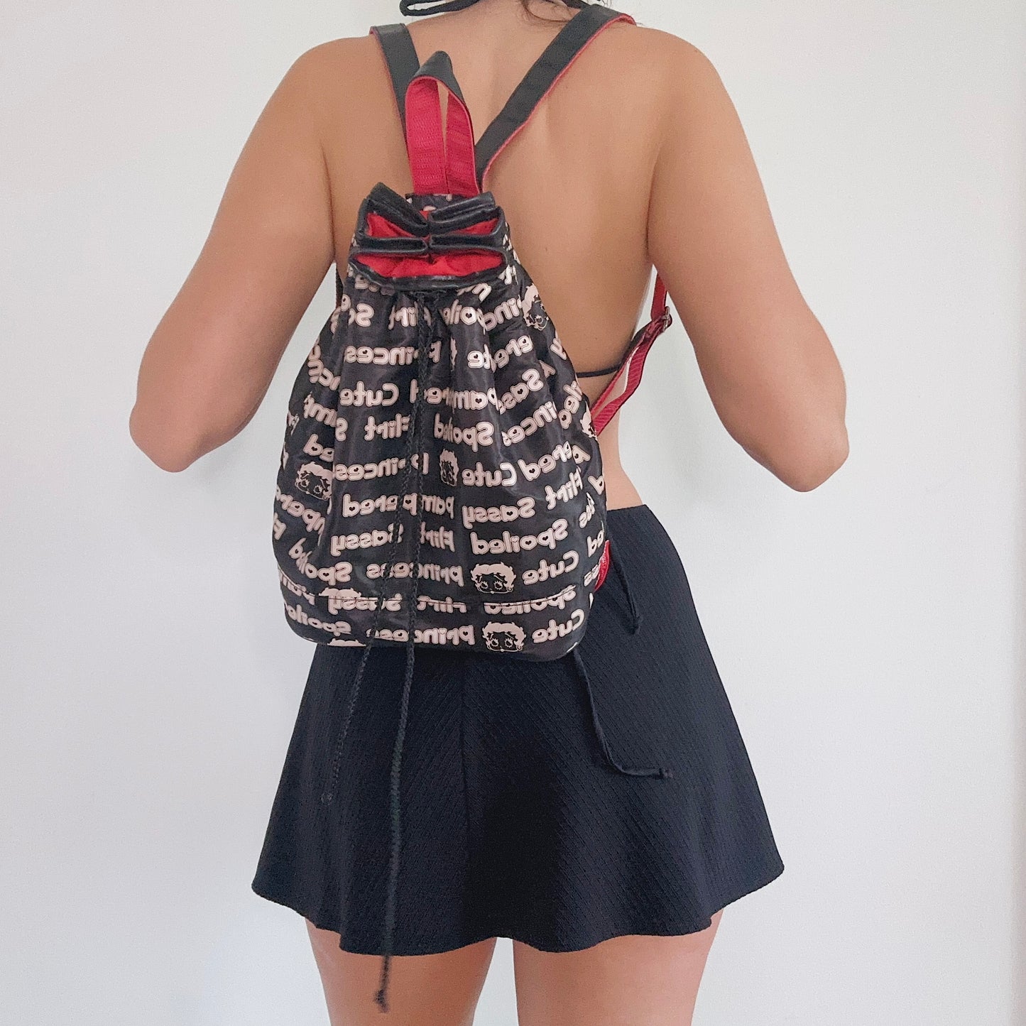 Betty Boop Black & Red Backpack