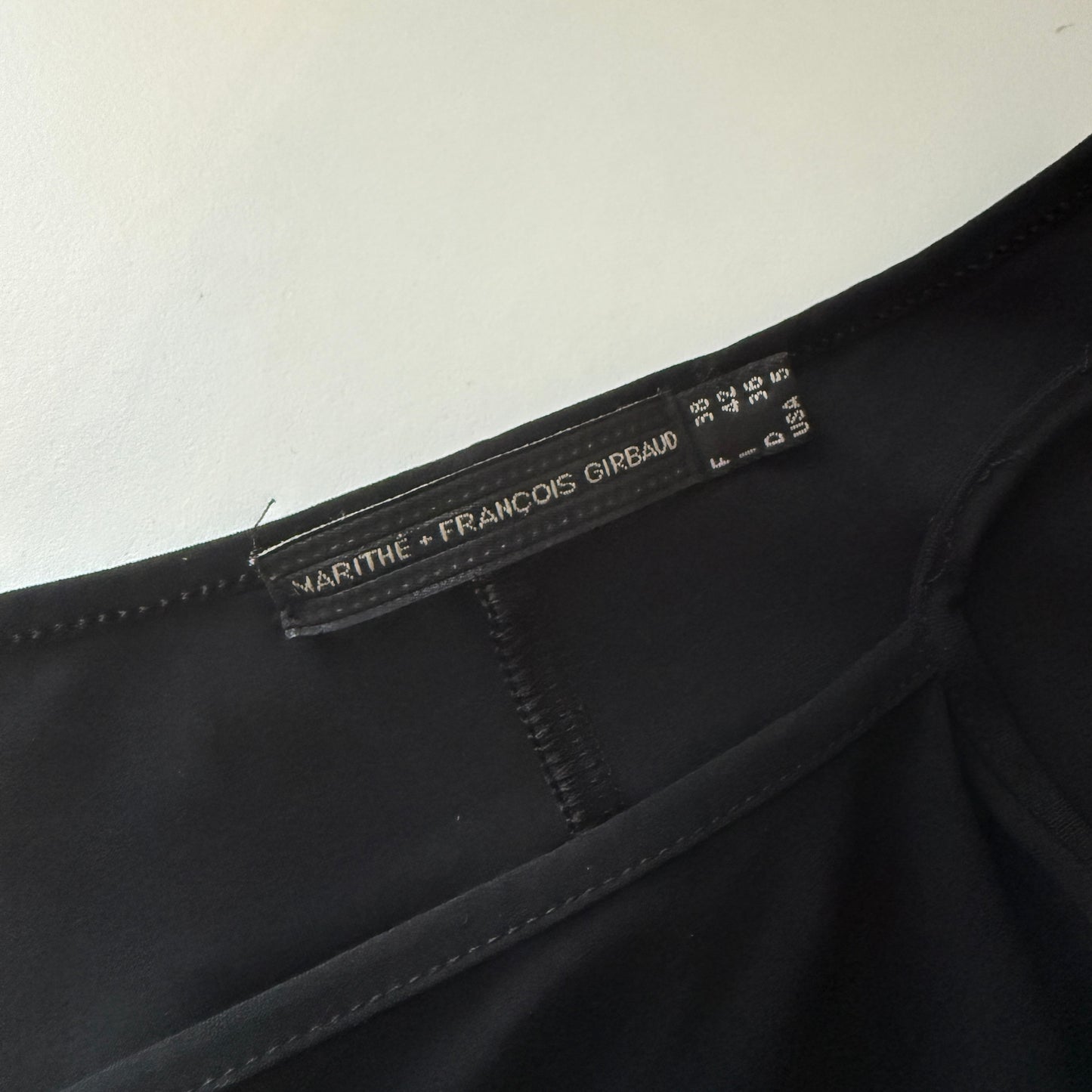 Marithe + Francois Girbaud Black Avant Garde Dress / SZ S