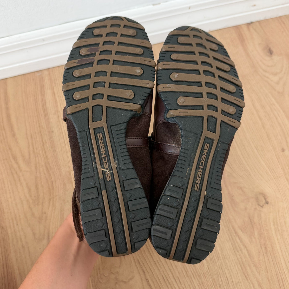 Y2K Sketchers Brown Sporty Ballet Flats / SZ 8