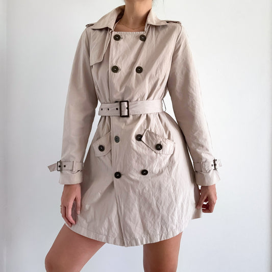 2010's Khaki Lightweight Trench Coat / SZ M/L