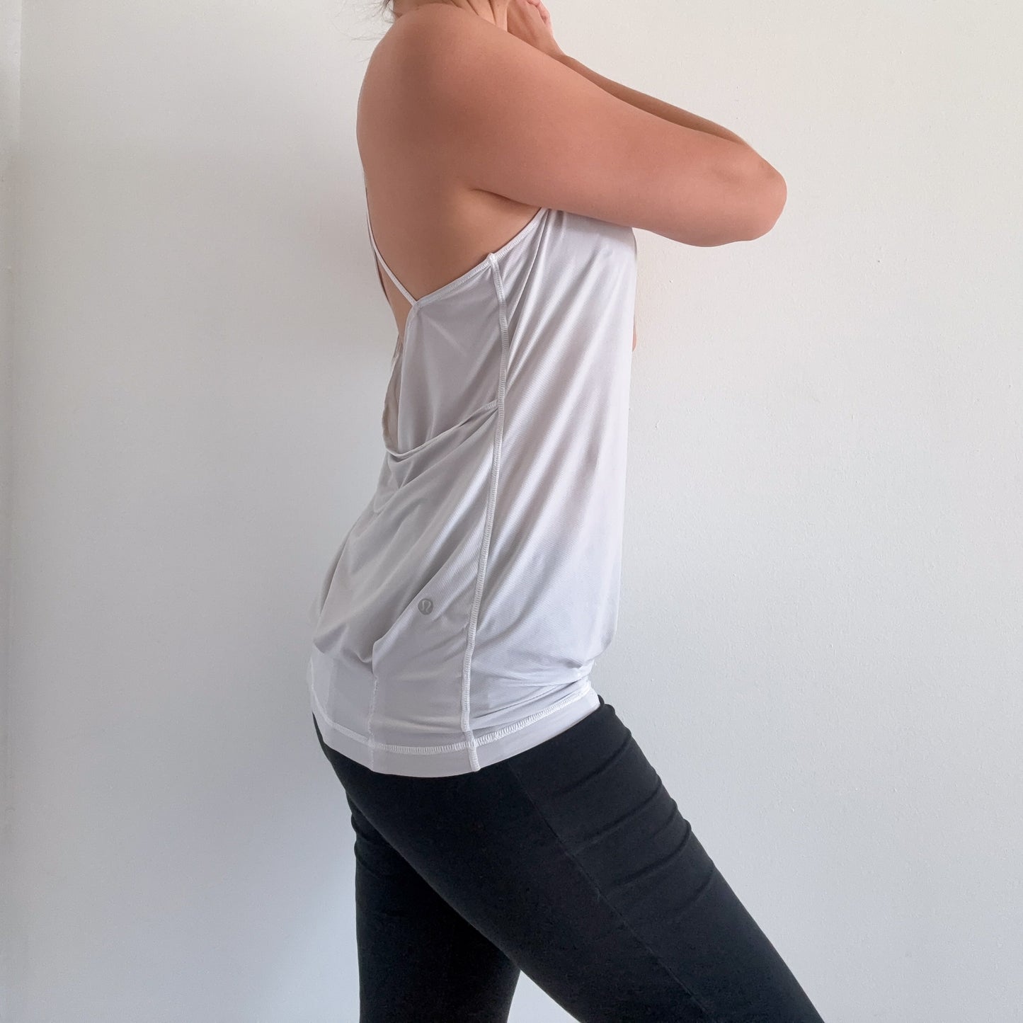 LuluLemon Light Grey Bubble Tank / SZ S