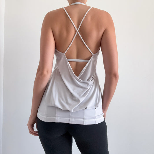 LuluLemon Light Grey Bubble Tank / SZ S