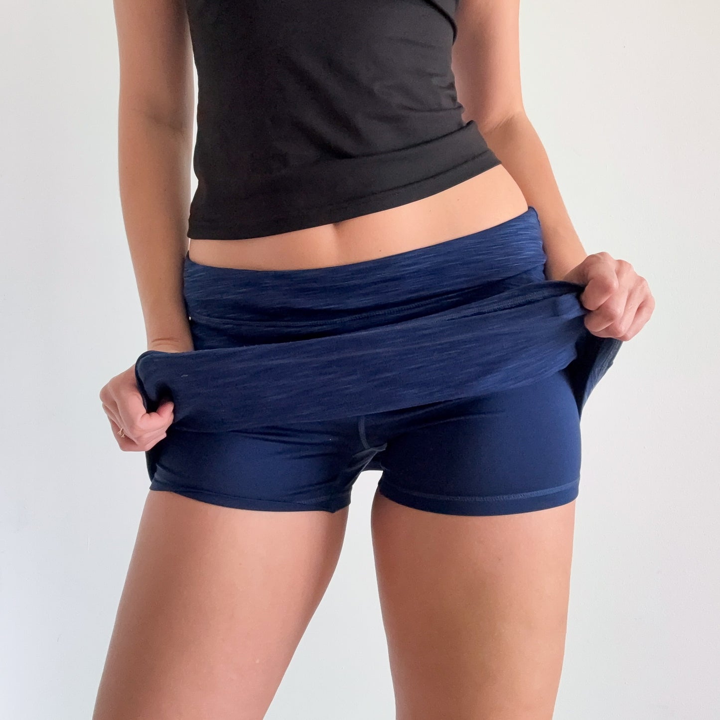 Y2K Dark Blue Tiered Tennis Skirt / SZ M-L