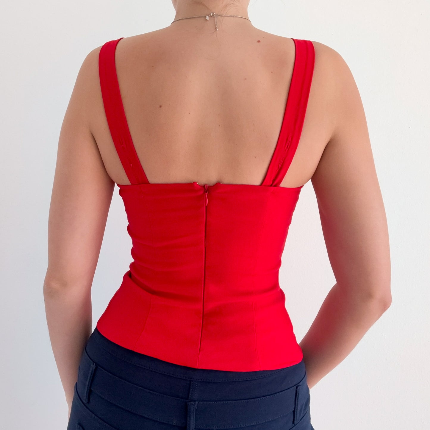 Y2K Guess Cherry Red Bustier / SZ XS