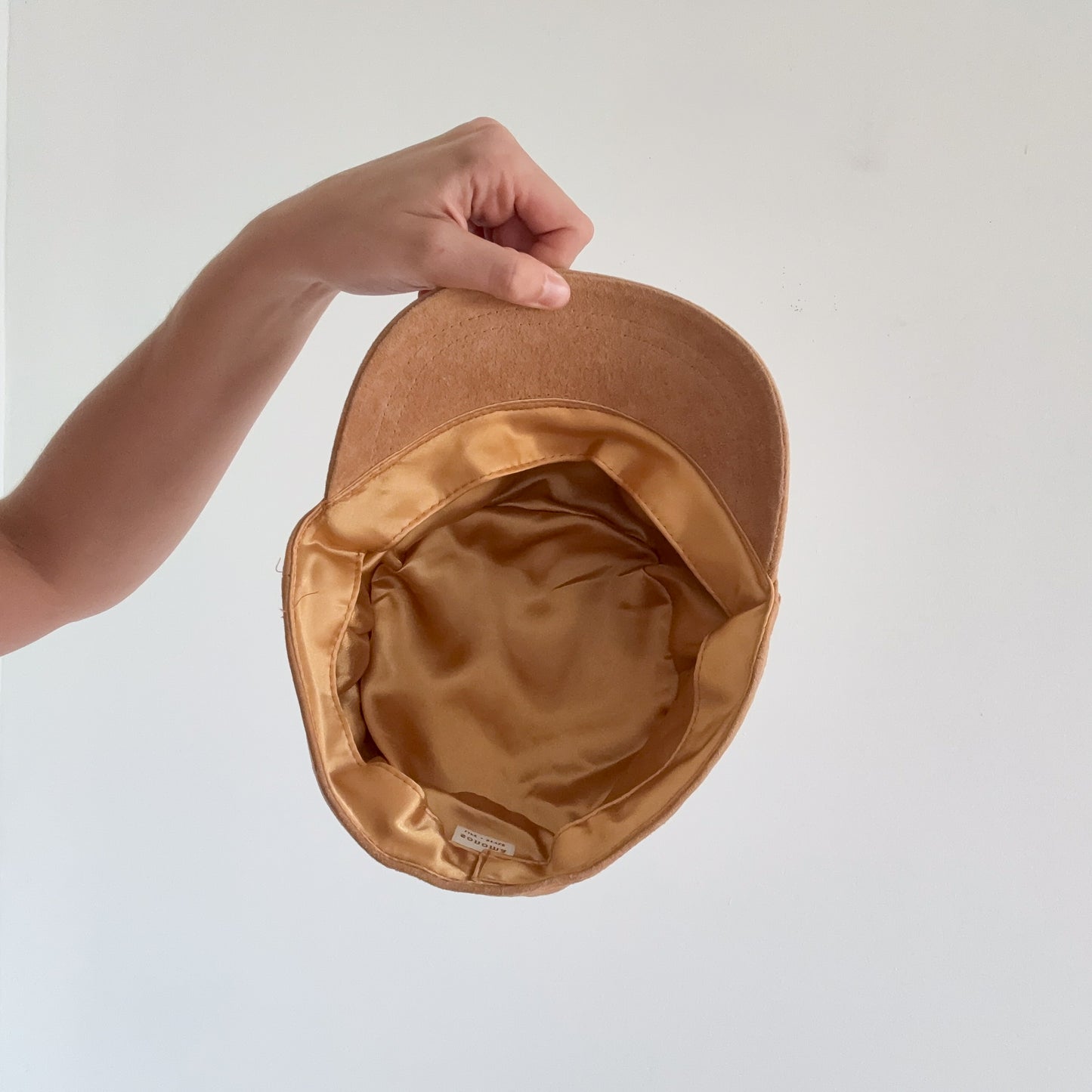 Y2K Camel Suede Cap