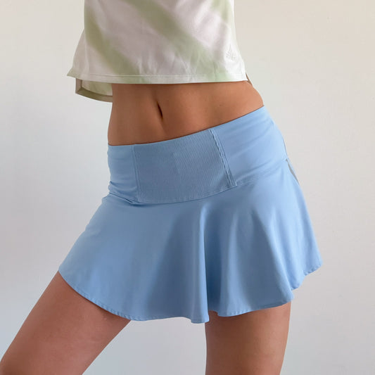 Y2K Powder Blue Mini Tennis Skirt / SZ M