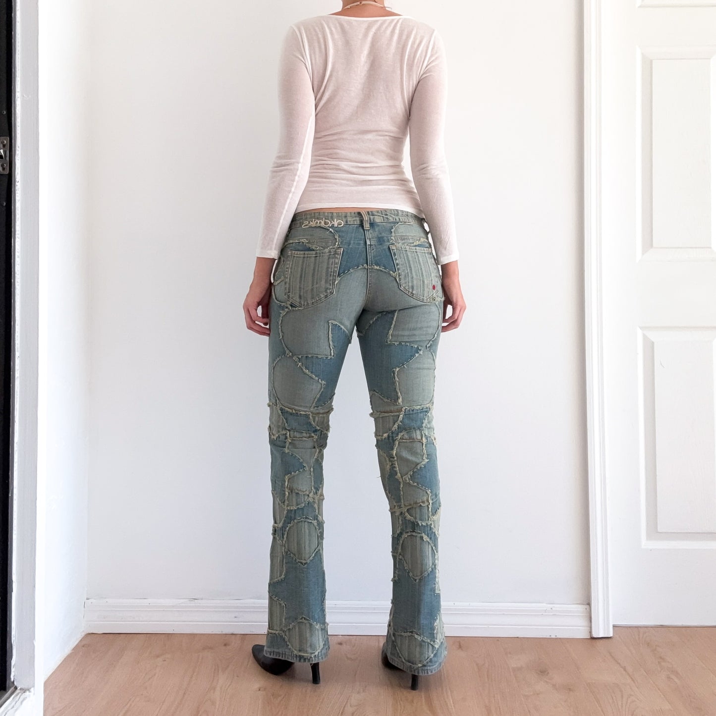 Y2K Akdmks Frayed Stitch Jeans / SZ 6