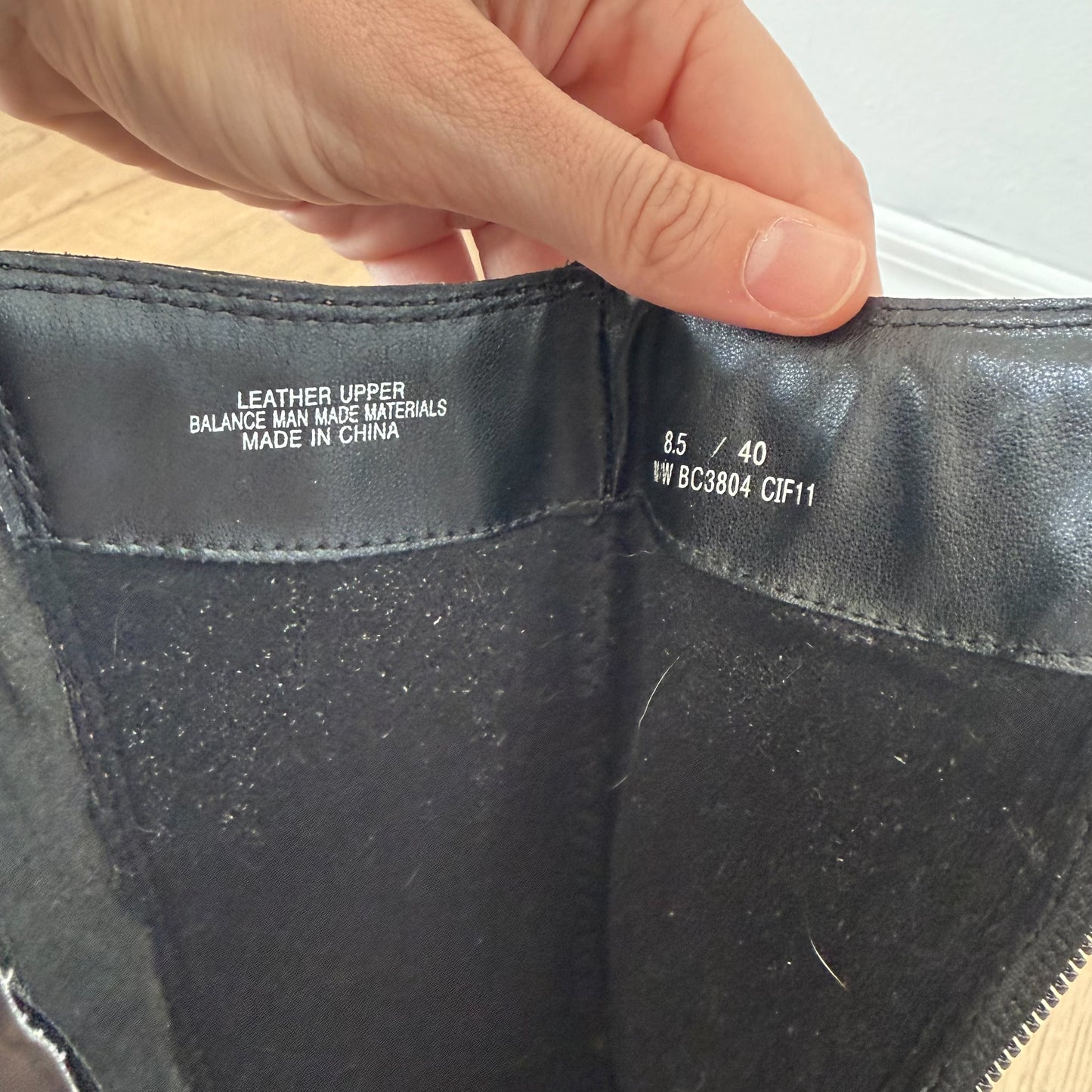 Y2K Black Leather Buckle Boots / SZ 8.5