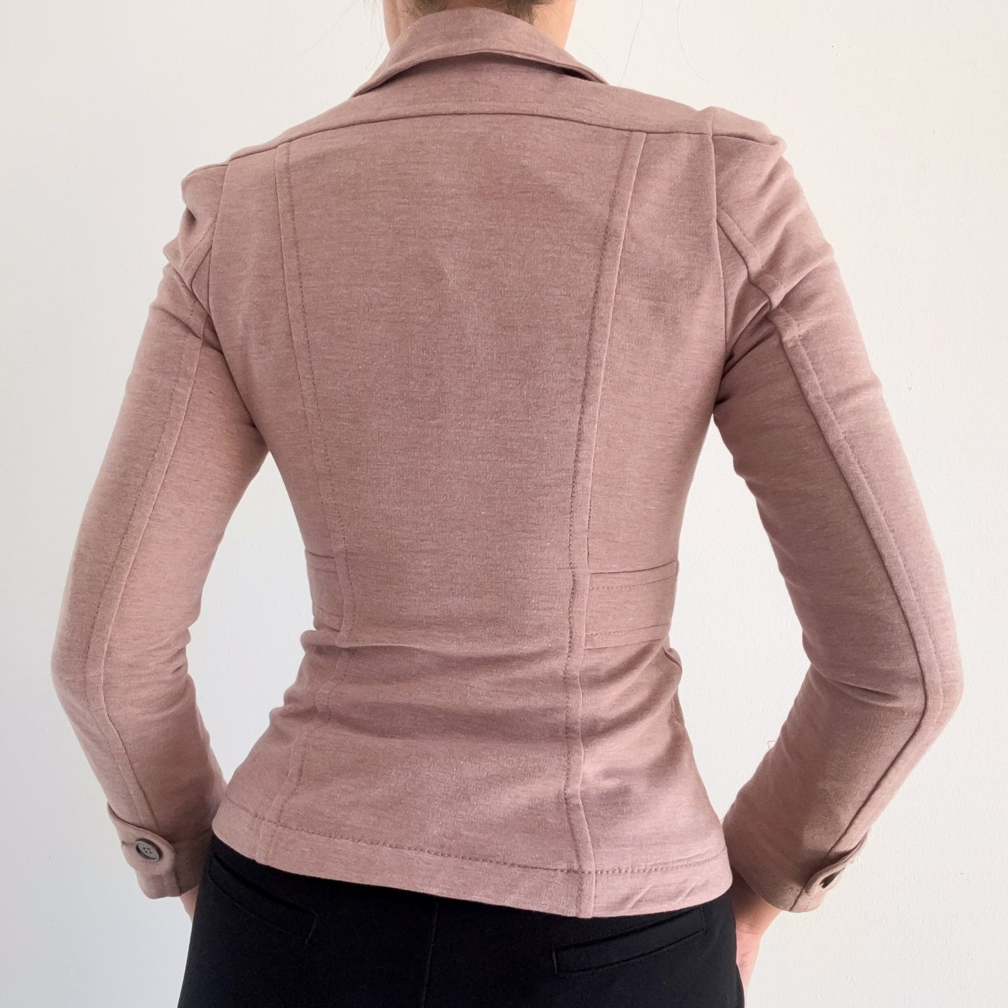 Y2K Mauve Pink Fitted Blazer / SZ XS/S