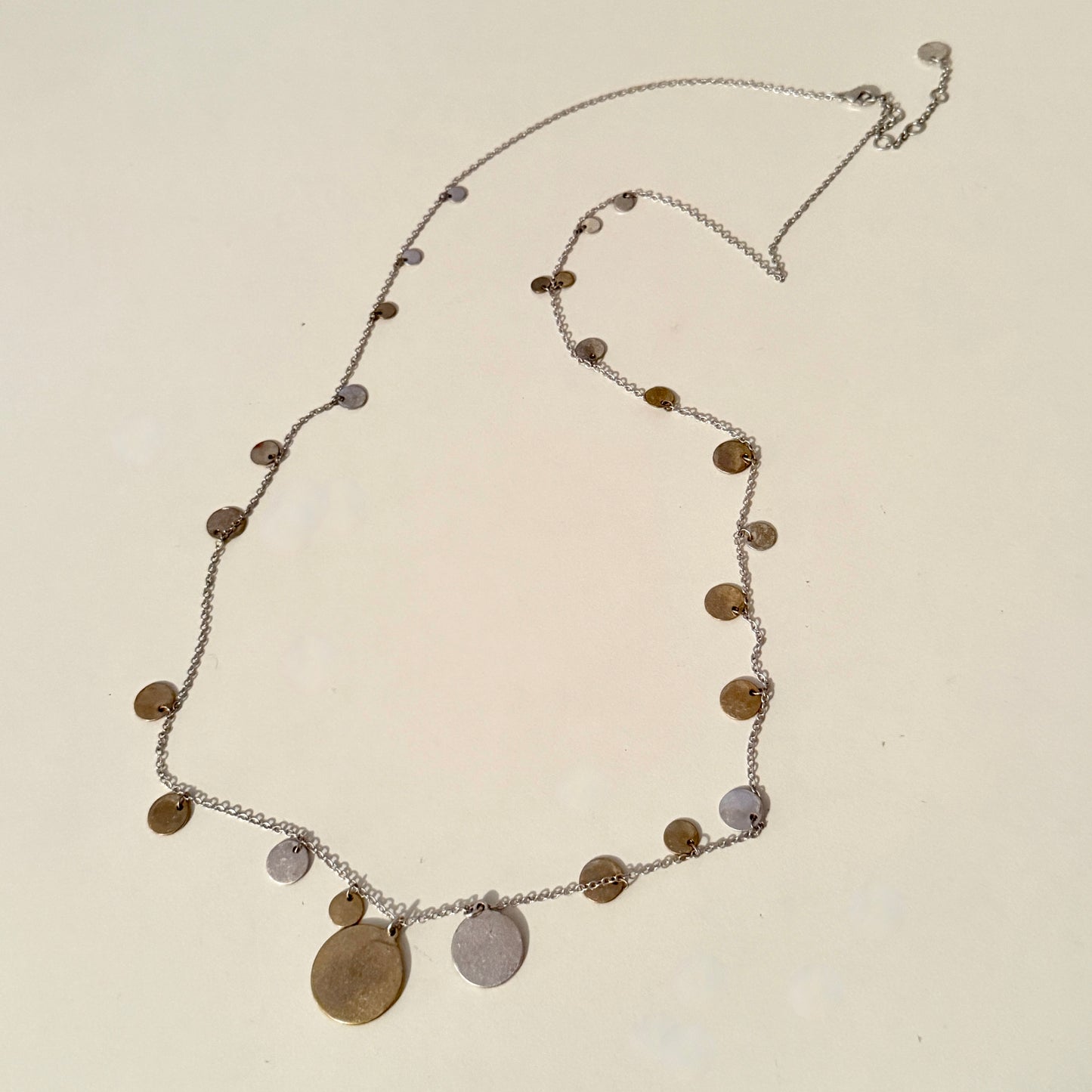 2010's Silver & Gold Long Necklace