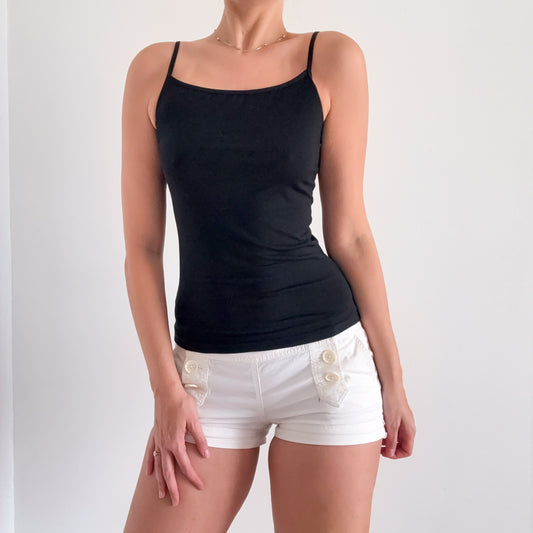 Y2K Black Classic Tank / SZ S-M