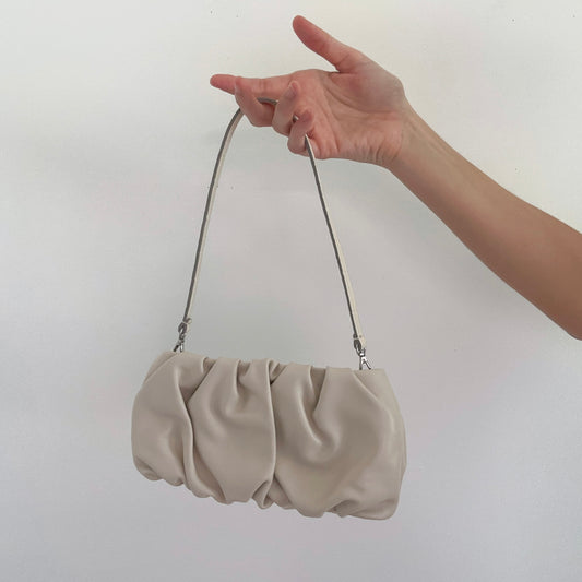 Stuad Off-White Leather Mini Purse