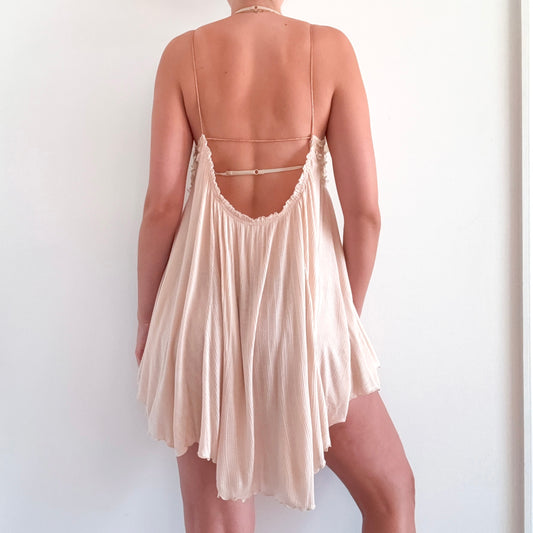 Free People Vanilla Flower Mini Dress / SZ S