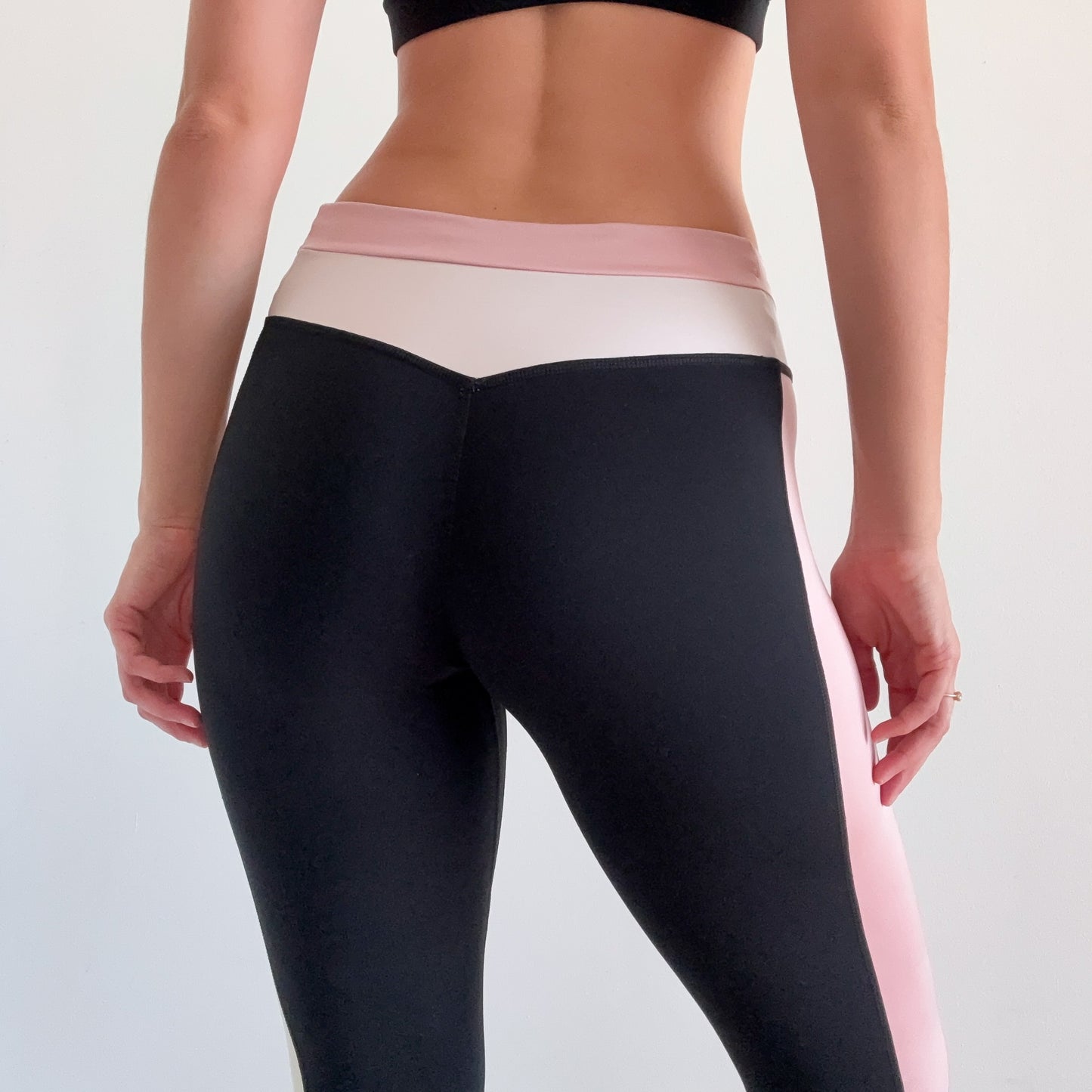Nike Pastel Pink & Green Leggings / SZ M-L