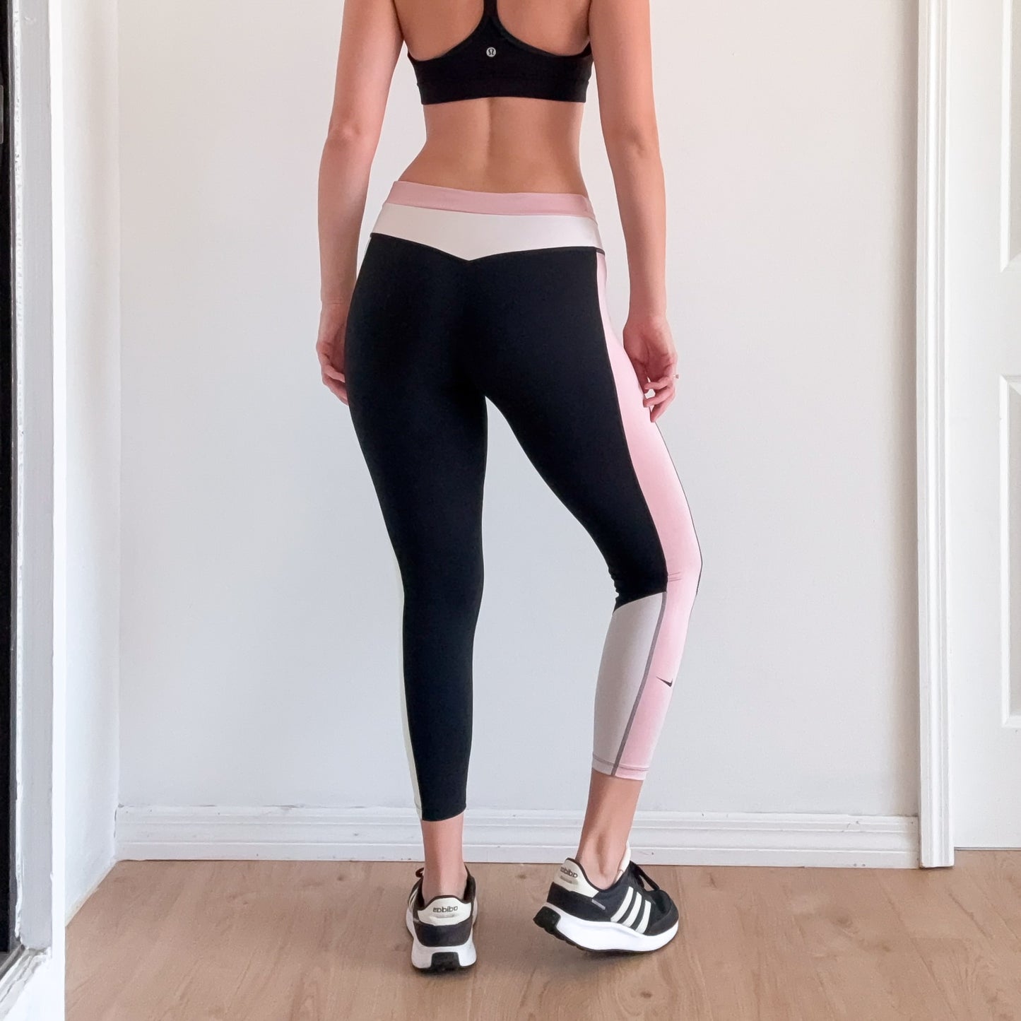 Nike Pastel Pink & Green Leggings / SZ M-L